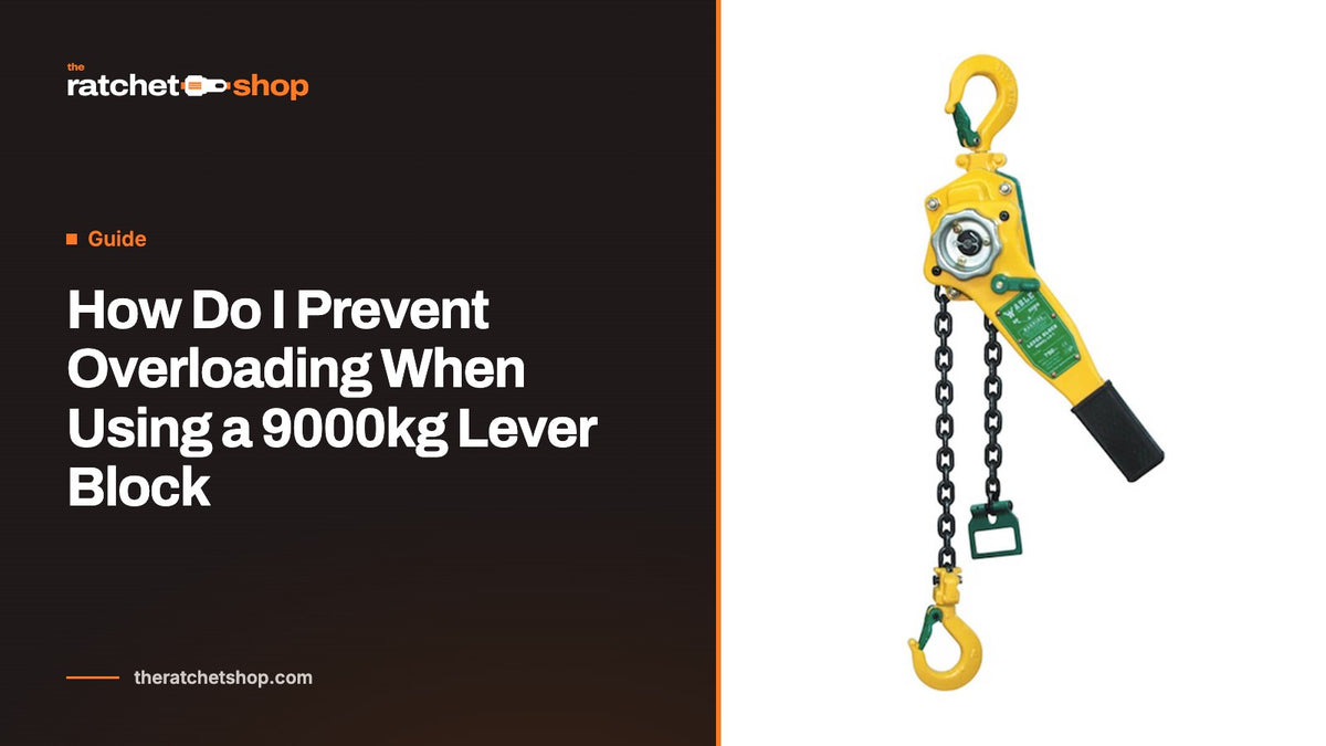 How Do I Prevent Overloading When Using a 9000kg Lever Block