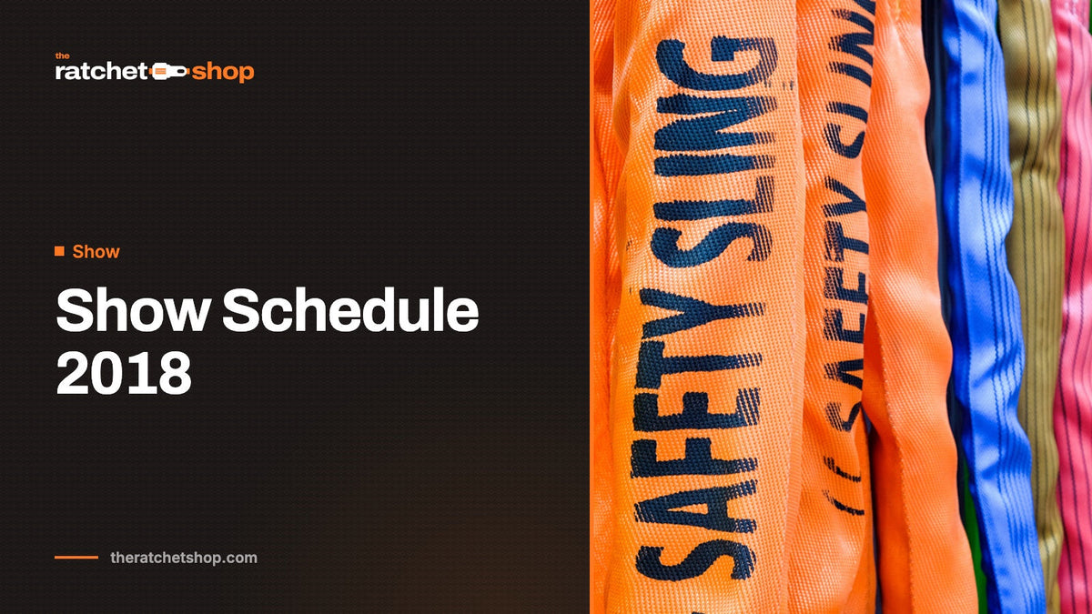 The Ratchet Shop show schedule for 2018