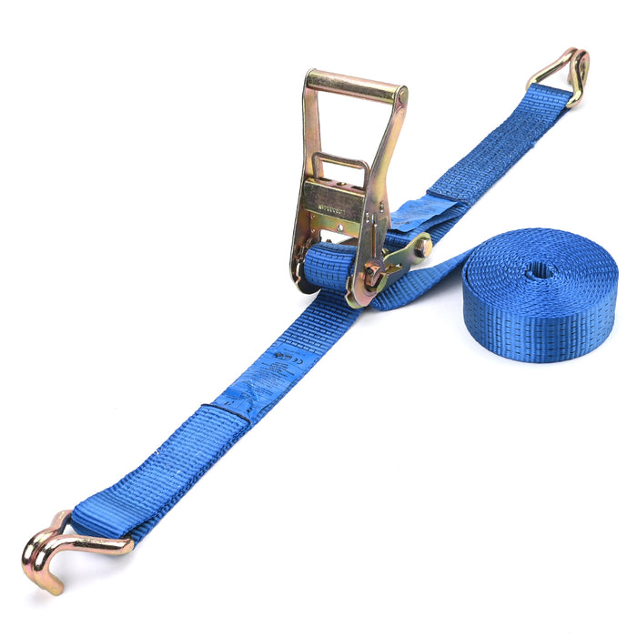 6000kg Ratchet Strap with J-Hooks