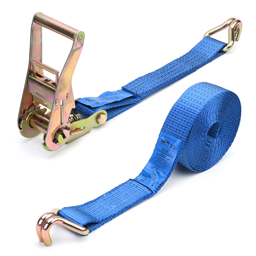 6000kg Ratchet Strap with J-Hooks