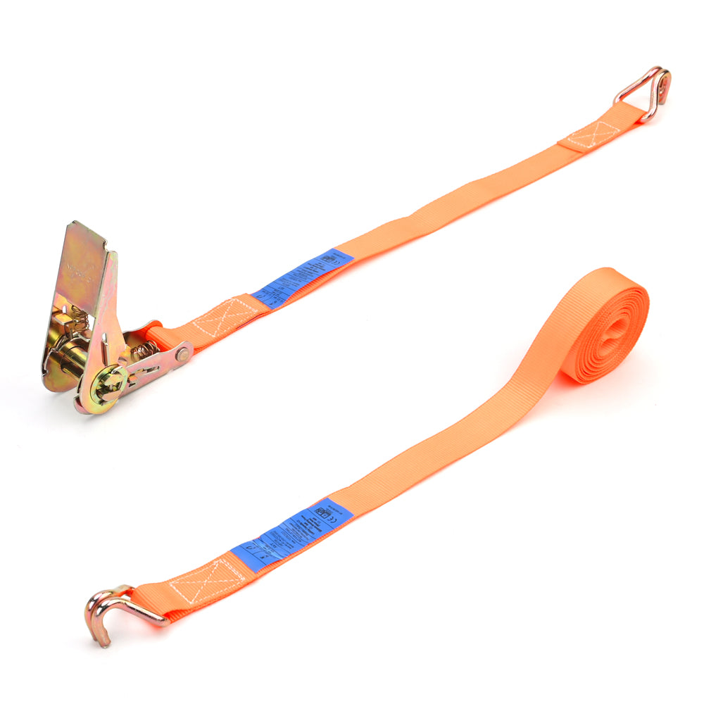 800kg Mini Ratchet Strap with Hooks – 25mm x 4.5m