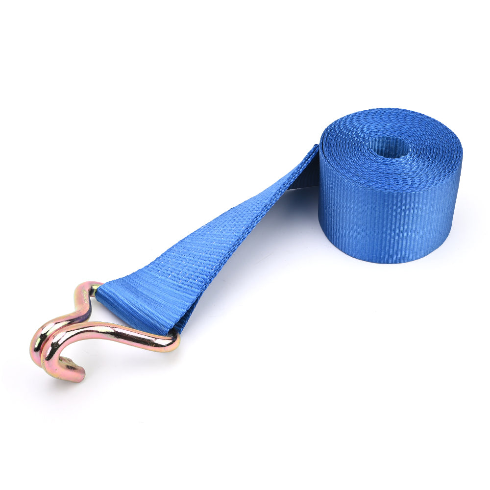 10,000kg Heavy Duty Ratchet Strap with Double J-Hooks – 100mm