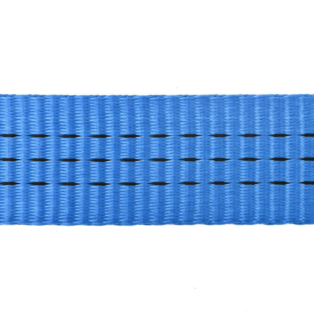 3000kg Ratchet Strap with Double J-Hooks – 38mm Blue