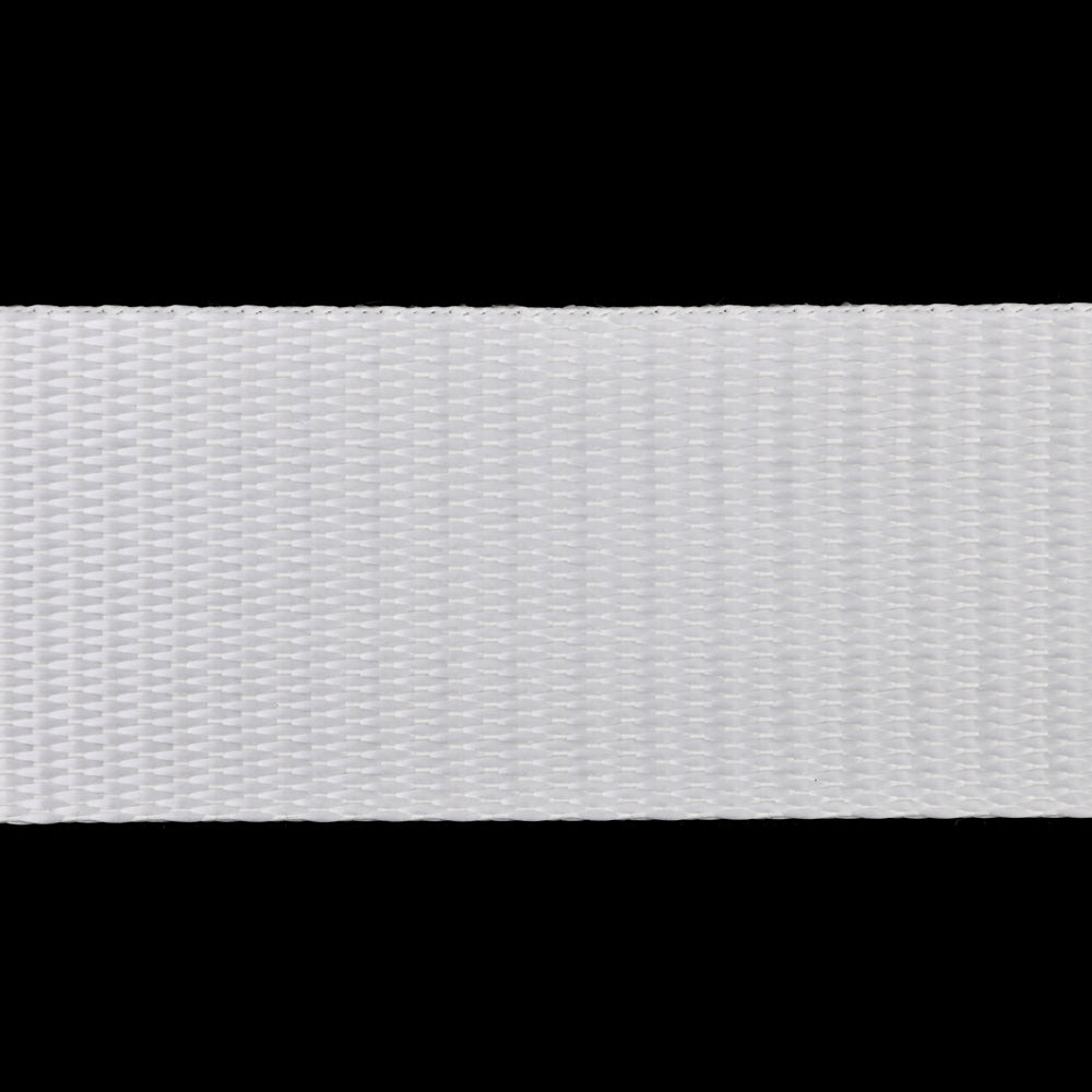 2000kg x 6m Ratchet Strap with J-Hooks – White 50mm