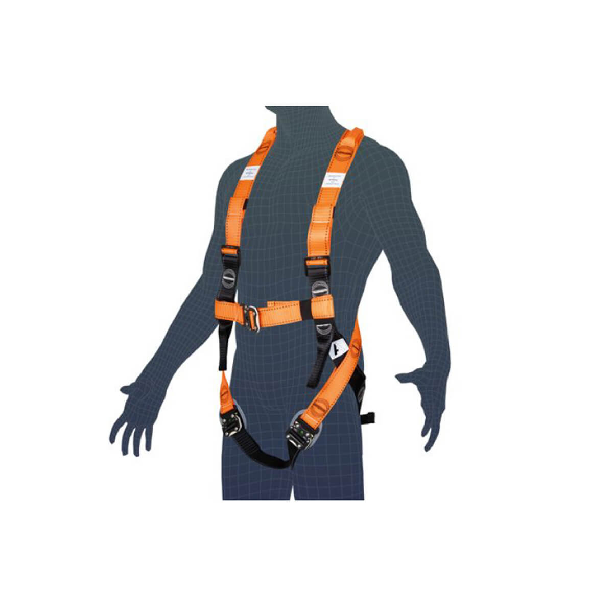 LINQ Essential 2 Point Harness with Quick Release Buckles and Rescue Loops