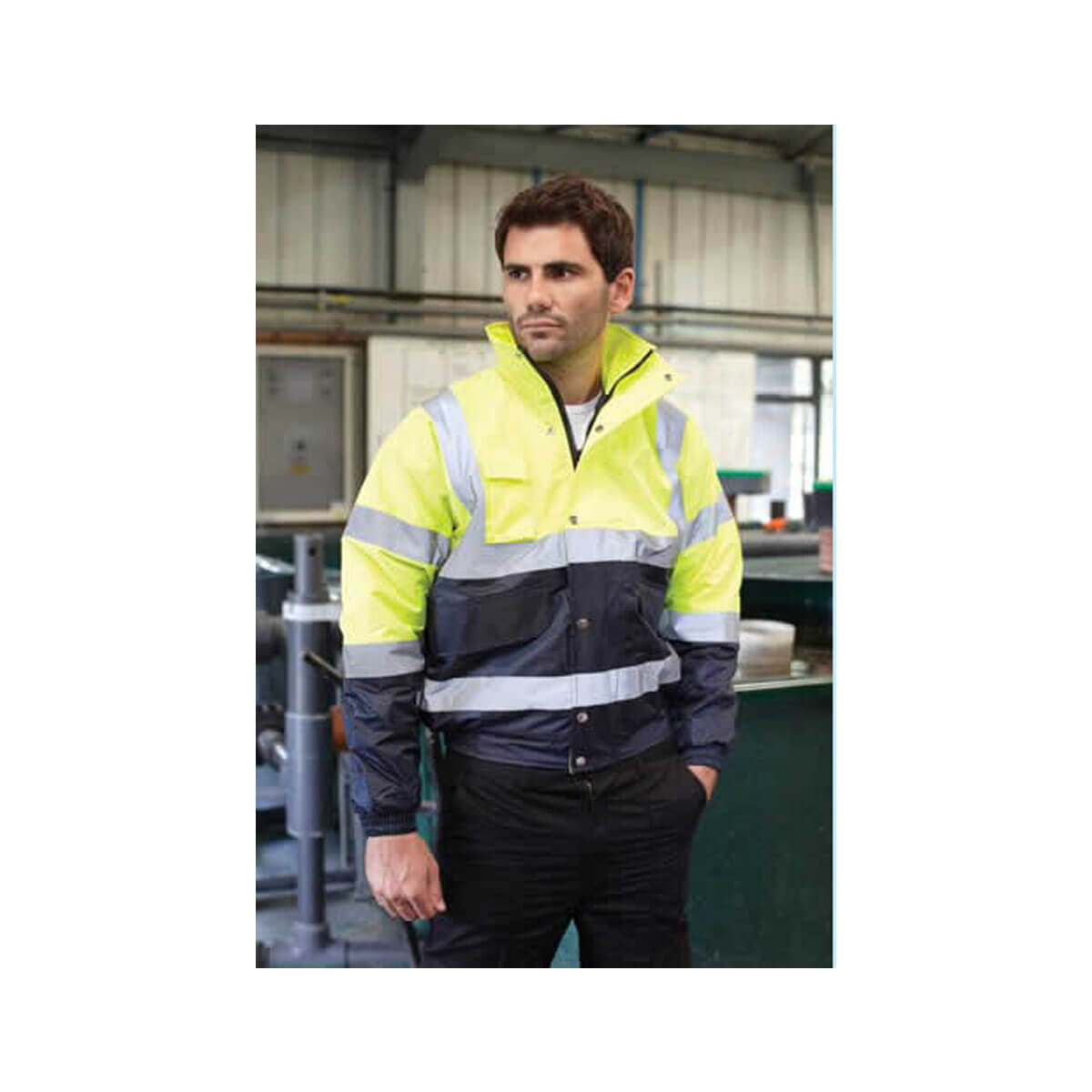 Hi-Vis 2-Tone Bomber Jacket