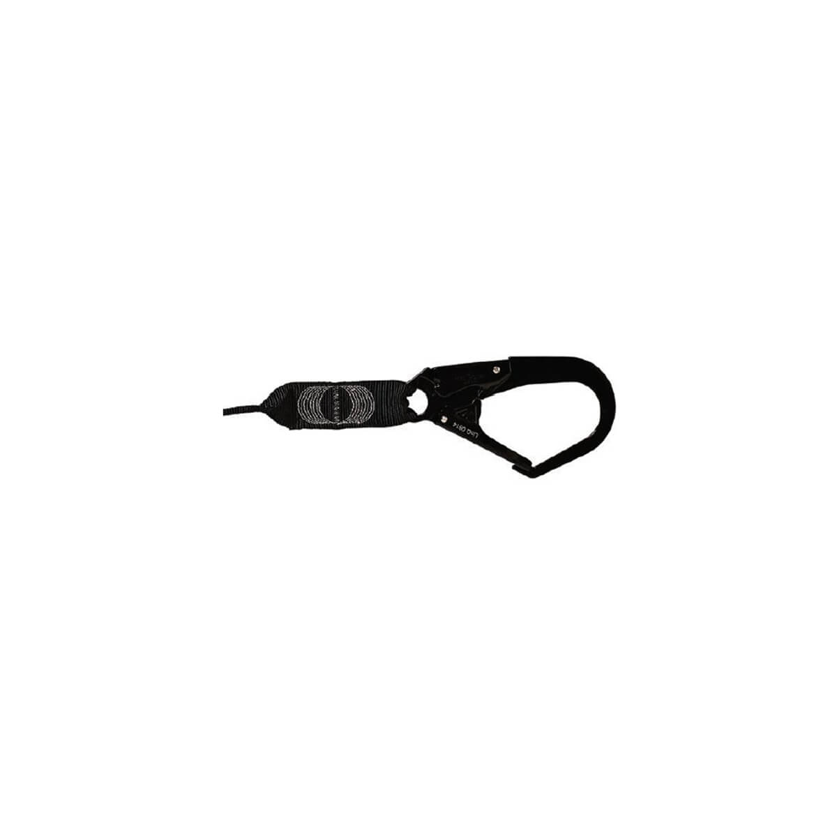 LINQ Shock Absorbing Webbing Lanyard With Snap Hook And Scaffold Hook