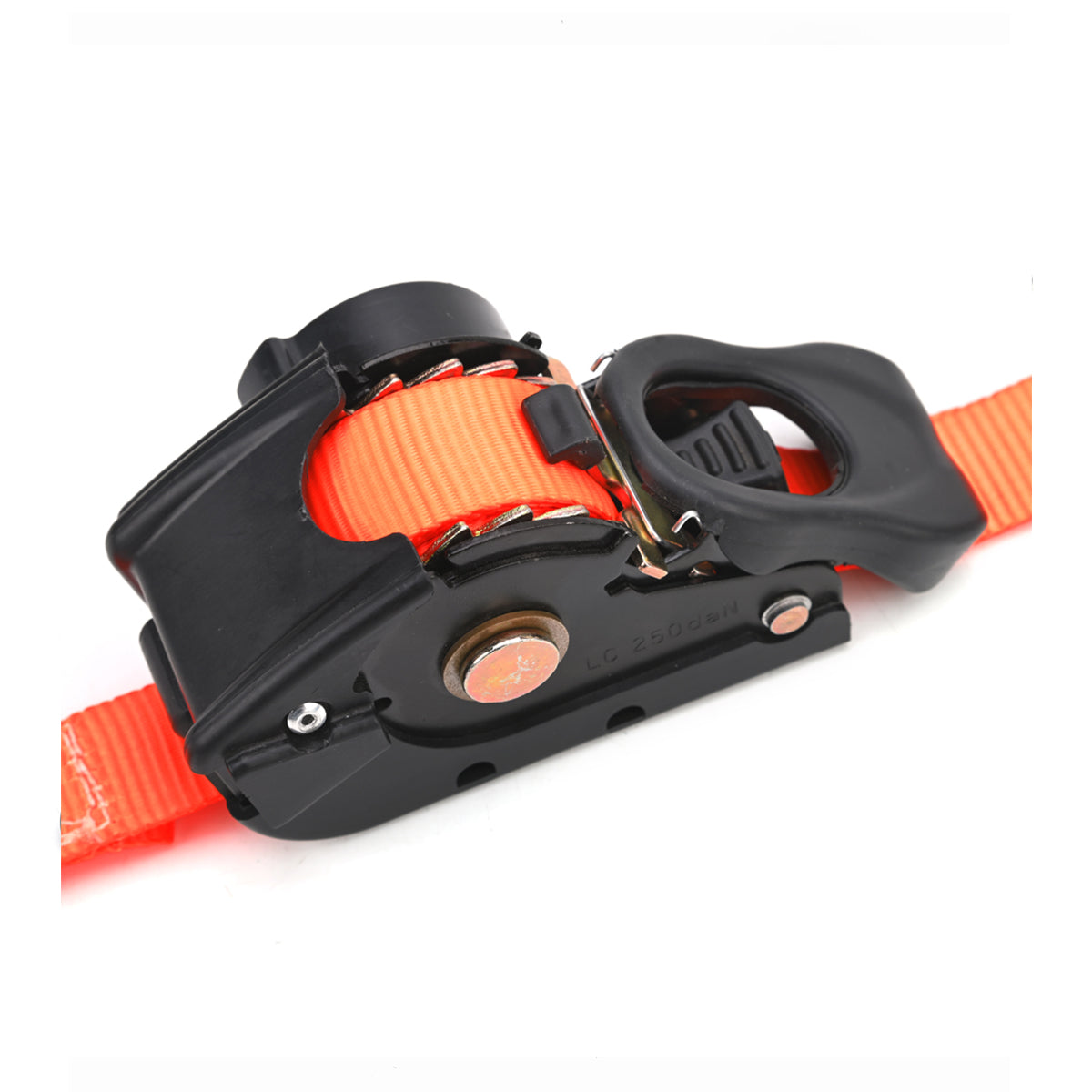 600kg Auto Retractable Ratchet Tie Down Strap with S-Hooks