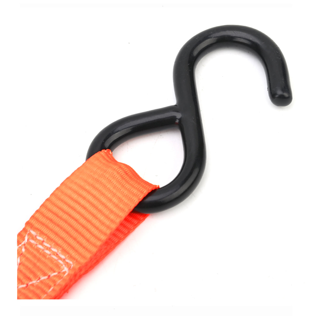 600kg Auto Retractable Ratchet Tie Down Strap with S-Hooks