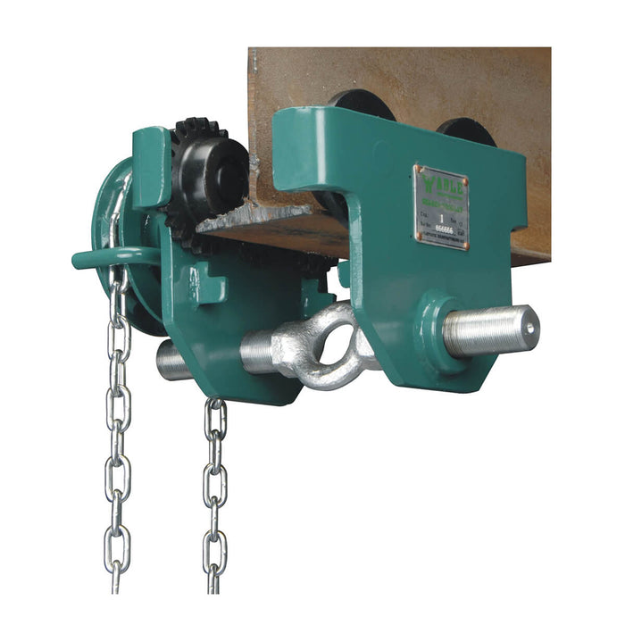 500kg Geared Girder Trolley With Chain