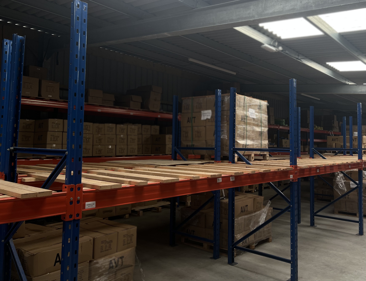 5.7m Wide Pallet Racking – 2-Bay Run