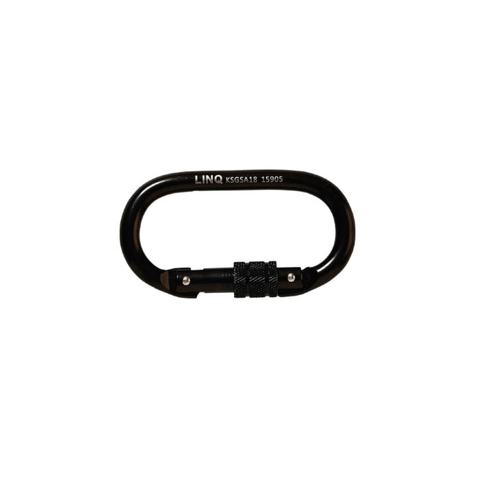 LINQ Screw Gate Steel Karabiner 18mm