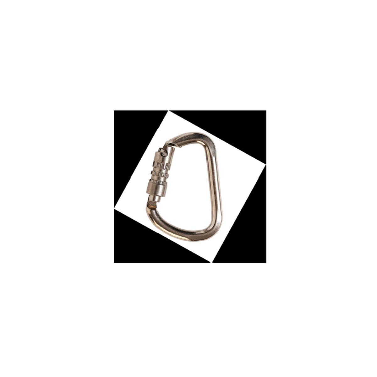 LINQ Triple Action Stainless Steel 27kN Karabiner – 27mm Opening
