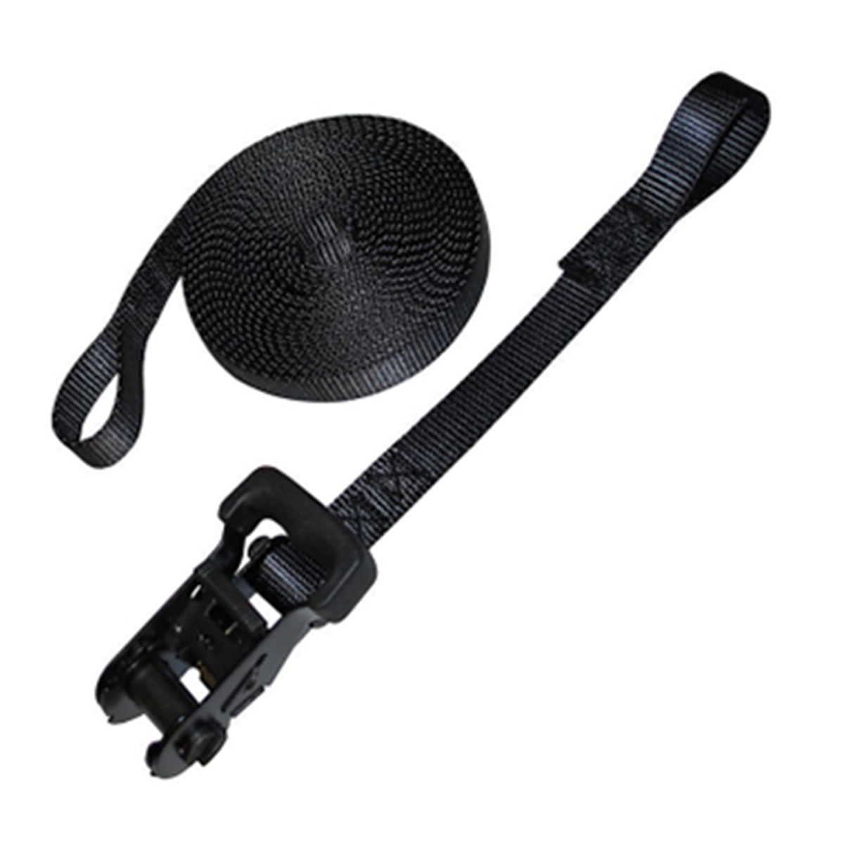 1500kg Looped Black Electrophoretic Ratchet Strap